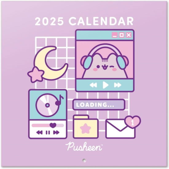 Pusheen Month to View Square Calendar Official Product 2025 - - Merchandise - Danilo Promotions Limited - 9781835271056 - 1. september 2024