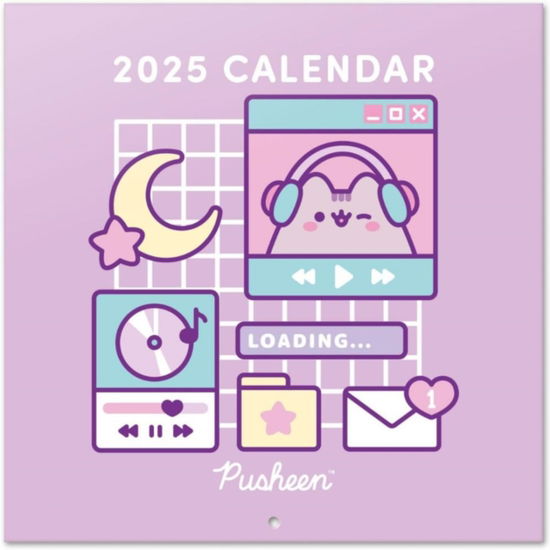 Cover for Pusheen Month to View Square Calendar Official Product 2025 (Calendar) (2024)