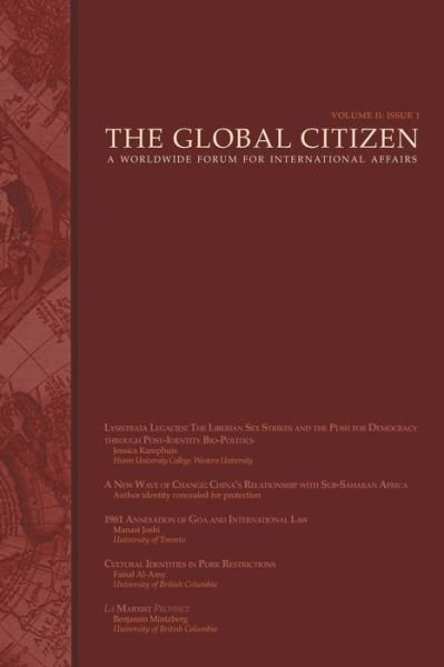 Cover for Global Citizen · The Global Citizen: Volume 2: Issue 1 (Paperback Bog) (2014)