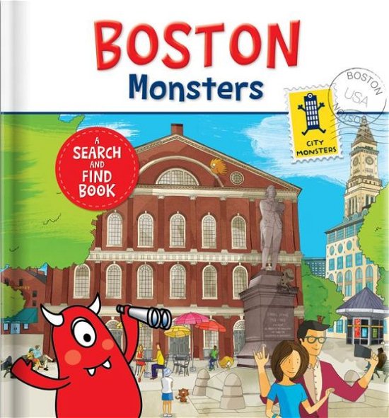 Cover for Carine Laforest · Boston Monsters: A Search-and-Find Book (Board book) (2017)