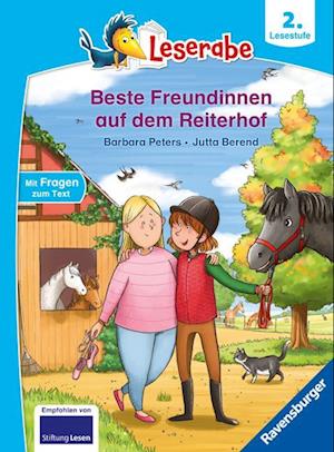 Cover for Barbara Peters · Beste Freundinnen auf dem Reiterhof - lesen lernen mit dem Leserabe - Erstlesebuch - Kinderbuch ab 7 Jahren - lesen üben 2. Klasse (Leserabe 2. Klasse) (Book) (2024)