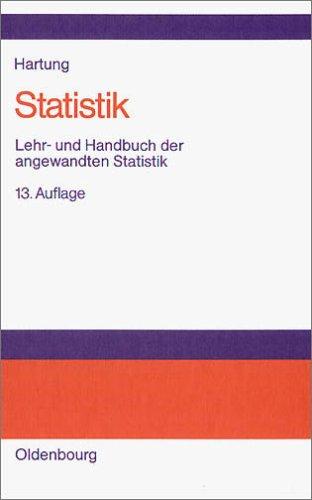 Cover for Joachim Hartung · Statistik. Lehr- und Handbuch der angewandten Statistik. (Hardcover Book) (2002)
