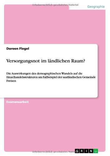 Cover for Flegel · Versorgungsnot im ländlichen Rau (Bog) [German edition] (2013)