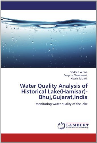 Cover for Hitesh Solanki · Water Quality Analysis of Historical Lake (Hamisar)- Bhuj,gujarat,india: Monitoring Water Quality of the Lake (Paperback Book) (2012)