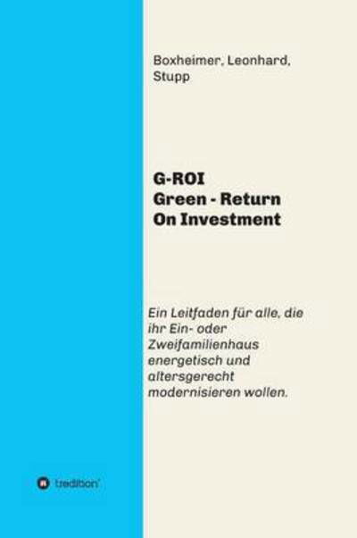 Cover for Boxheimer · G-ROI Green - Return On Inves (Book) (2016)