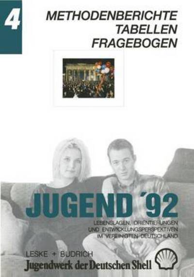 Cover for Jugendwerk Der Deuts · Jugend '92.4  Methodenberichte (Book) (1992)