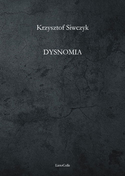 Cover for Krzysztof Siwczyk · Dysnomia (Book)