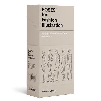 Poses for Fashion Illustration (Card Box): 100 essential figure template cards for designers - Fashionary - Books - Fashionary International Limited - 9789887711056 - June 13, 2019