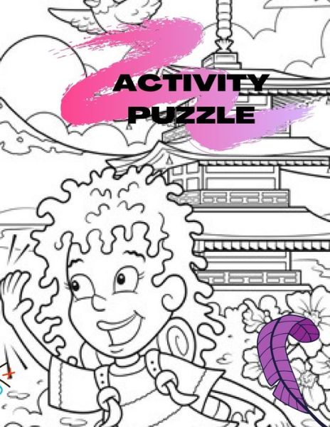 Cover for Library Book · Activity puzzle: book for kids ages 6-10 years old: Sudoku, Word puzzle, Tik Tak Toe and more funny games for smart kids (Paperback Book) (2021)