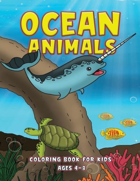 Cover for Eldoris Underwater · Ocean Animals Coloring Book For Kids Ages 4-8 (Paperback Book) (2020)