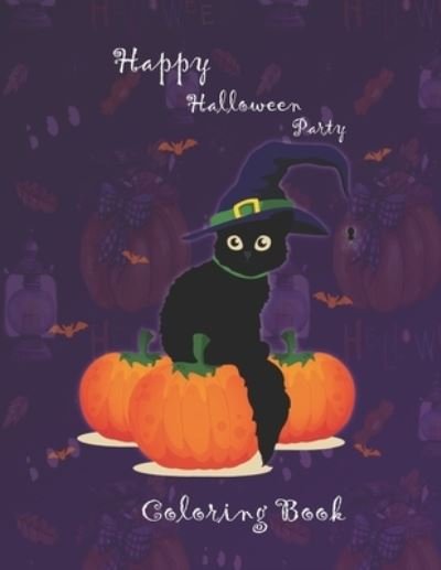 Cover for Mwatabu LaChance · Happy Halloween Party Coloring Book (Taschenbuch) (2020)