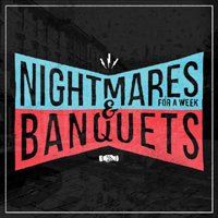 Cover for Banquets / Nightmares for a Week · Split (LP) (2014)