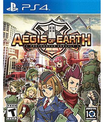 Cover for PQube · Aegis of Earth: Protonovus Assault (PS4)