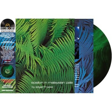 Cover for Edgar Froese · Epsilon in Malaysian Pale (Green / Clear Marble Vinyl) (RSD 2022) (LP) [Reissue edition] (2022)