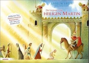 Cover for Anselm Grün · Die Legende vom heiligen Martin. Bildkarten fürs Erzähltheater Kamishibai (SPILLEKORT) (2017)
