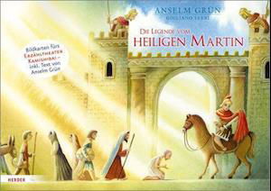 Cover for Anselm Grün · Die Legende vom heiligen Martin. Bildkarten fürs Erzähltheater Kamishibai (SPILLEKORT) (2017)