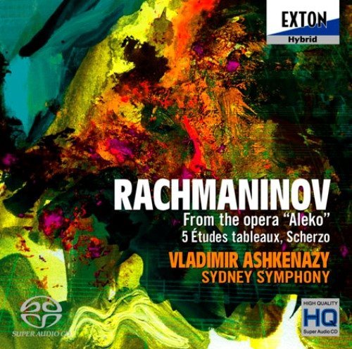 Cover for Vladimir Ashkenazy · Rachmaninov: from the Opera `aleko`. 5 Etudes Tableaux. Scherzo (CD) [Japan Import edition] (2009)