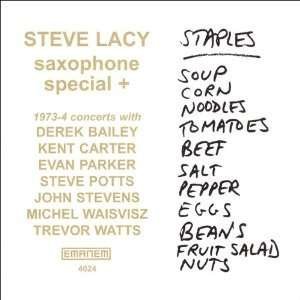 Cover for Steve Lacy · Saxophone Special 1973-4 (CD) [Japan Import edition] (2009)