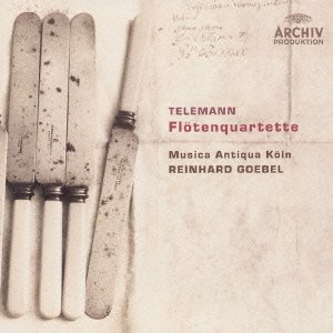 Cover for Reinhard Goebel · Telemann: Flute Quartets (CD) [Japan Import edition] (2005)