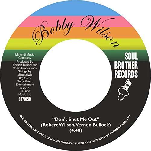 Cover for Bobby Wilson · Don't Shut Me out / Deeper &amp; Deeper (7&quot;) (2014)