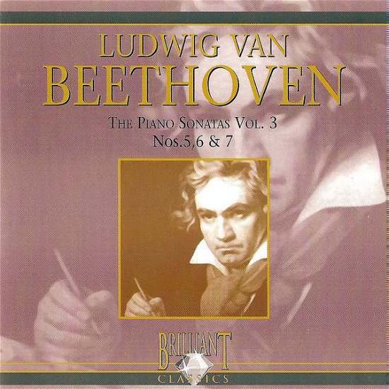 Cover for John Lill · Beethoven - The Piano Sonatas Vol 3 Nos 5,6 &amp; 7 (CD)