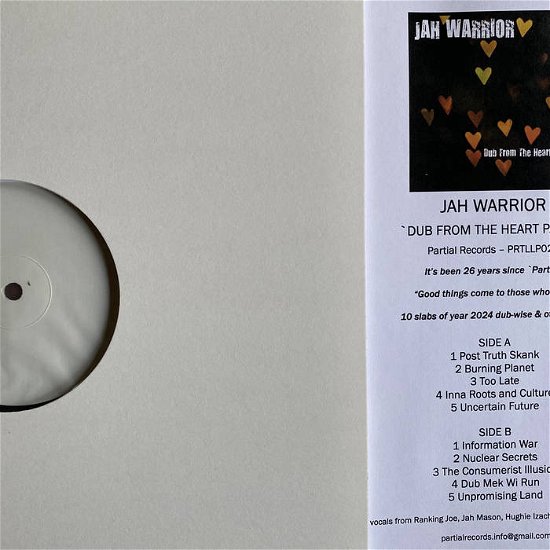 Cover for Jah Warrior · Dub from the Heart Part 3 (LP) (2024)