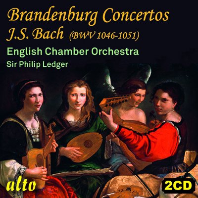Cover for English Chamber Orchestra / Sir Philip Ledger · J.S. Bach: Brandenburg Concertos Bwv 1046-51 (CD) (2019)