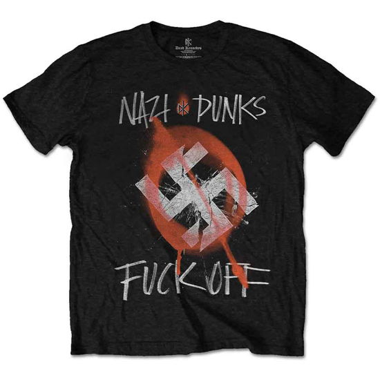 Dead Kennedys Unisex T-Shirt: Nazi Punks - Dead Kennedys - Mercancía - Easy partners - 5055979938057 - 