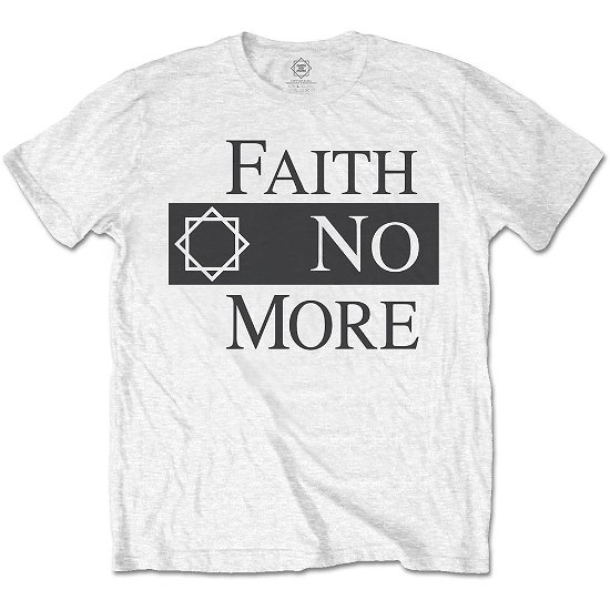 Faith No More Unisex T-Shirt: Classic Logo V.2. - Faith No More - Marchandise -  - 5056368601057 - 