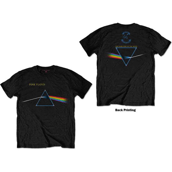 Pink Floyd Unisex T-Shirt: Dark Side of the Moon Flipped (Back Print) - Pink Floyd - Merchandise -  - 5056368614057 - March 2, 2020