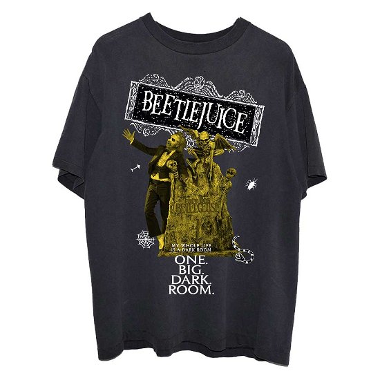 Beetlejuice Unisex T-Shirt: One Dark Room - Beetlejuice - Merchandise -  - 5056561028057 - 