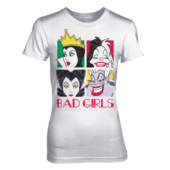 Cover for Disney · Disney: Bad Girls (T-Shirt Donna Tg. L) (N/A) [White edition] (2017)