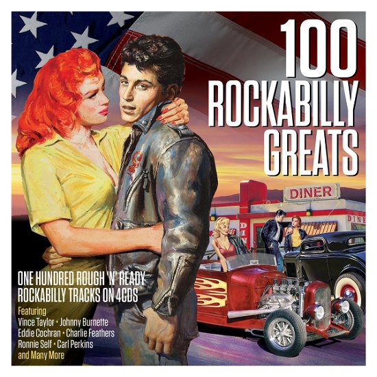 Cover for 100 Rockabilly Greats / Various (CD) (2017)