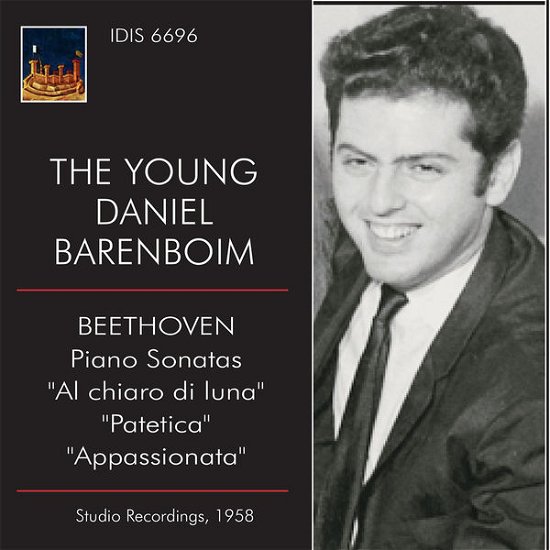 Cover for Beethoven / Barenboim,daniel · Young Daniel Barenboim Plays Piano Sonatas (CD) (2015)