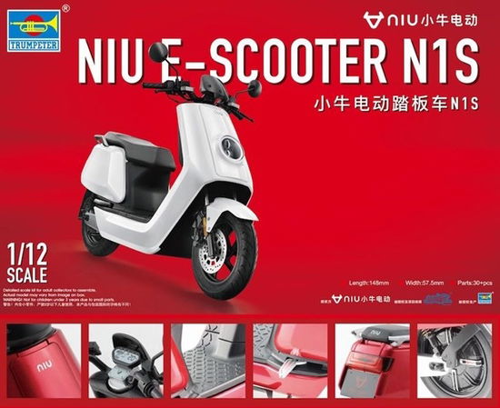 1/12 Niu E-Scooter N1S - Trumpeter - Other - Trumpeter - 9580208073057 - 