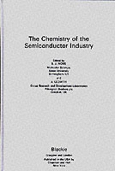 Cover for S.J. Moss · Chemistry of the Semiconductor Industry (Hardcover Book) [1989 edition] (1989)