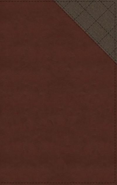 Cover for Zondervan · NIV, Thinline Bible, Leathersoft, Brown, Red Letter, Thumb Indexed, Comfort Print (Leather Book) (2022)