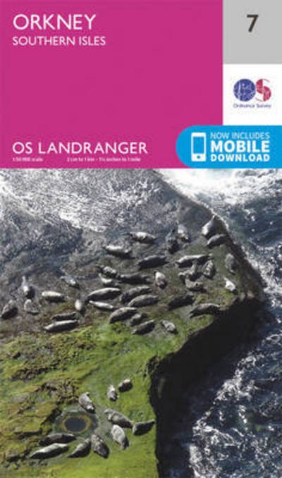 Cover for Ordnance Survey · Orkney - Southern Isles - OS Landranger Map (Landkart) [February 2016 edition] (2016)