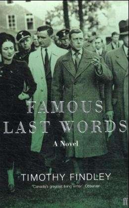 Cover for Timothy Findley · Famous Last Words (Paperback Bog) [Main edition] (2001)