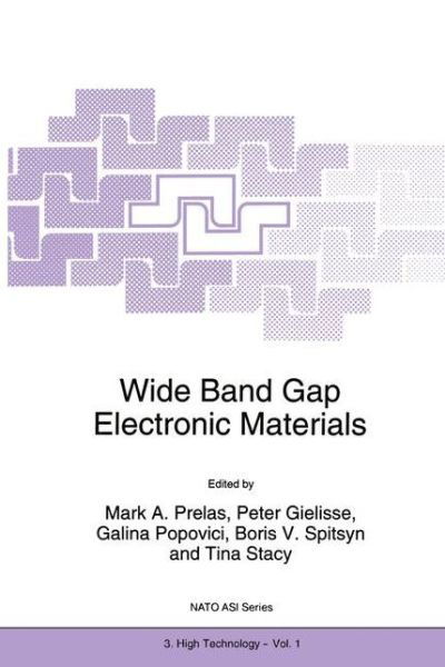 Cover for North Atlantic Treaty Organization · Wide Band Gap Electronic Materials: Proceedings of the Nato Advanced Research Workshop on 'wide Band Gap Electronic Materials - Diamond, Aluminium Nitride and Boron Nitride', Minsk, Belarus, May 4-6, 1994 - Nato Science Partnership Subseries: 3 (Innbunden bok) (1995)