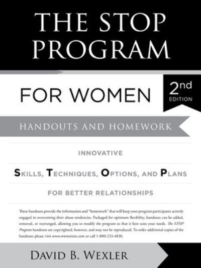 Cover for David B. Wexler · The STOP Program for Women: Handouts and Homework (Lösa papper) [Second edition] (2024)