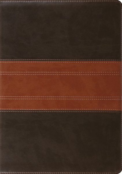 Cover for Crossway Bibles · ESV Study Bible (Leather Book) [Forest/Tan Imitation] (2014)