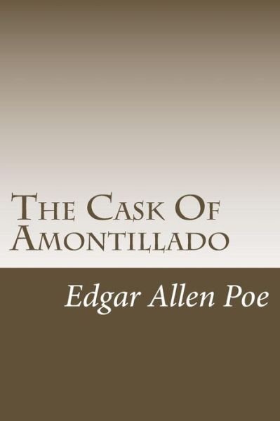 Cover for Edgar Allen Poe · The Cask of Amontillado (Paperback Bog) (2014)