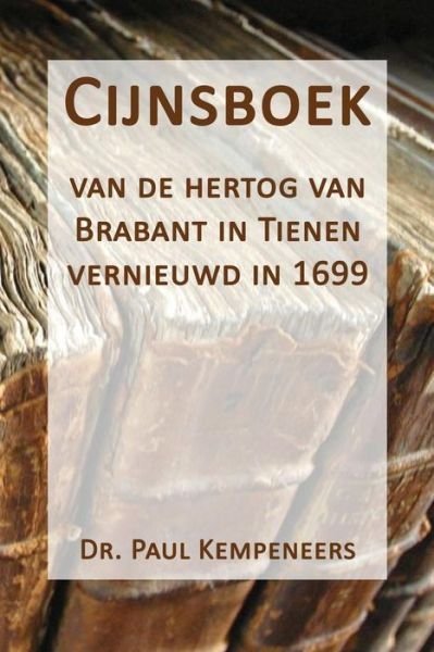 Cover for Dr. Paul Kempeneers · Cijnsboek (Pocketbok) (2017)