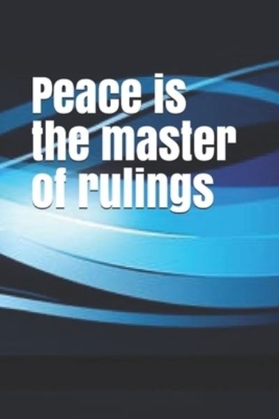Cover for Air Art · Peace is the master of rulings (Paperback Book) (2020)