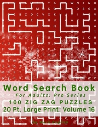 Cover for Mark English · Word Search Book For Adults (Paperback Book) (2019)