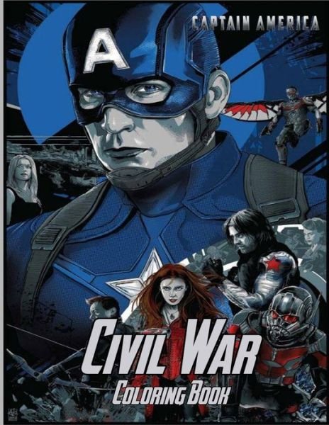 Cover for Linda Johnson · Captain America Civil War Coloring Book (Pocketbok) (2018)
