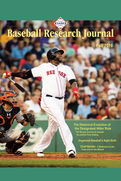 Cover for Society for American Baseball Research (SABR) · Baseball Research Journal (BRJ), Volume 45 #2 (Taschenbuch) (2016)