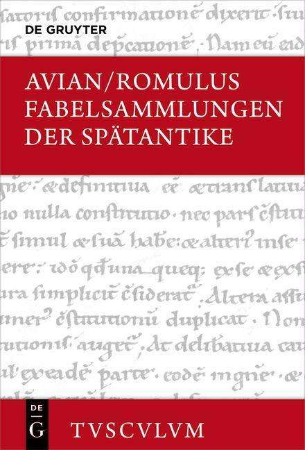 Cover for Avian · Fabelsammlungen Der Spatantike (Hardcover Book) (2022)