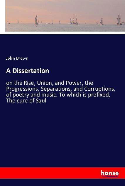 Cover for Brown · A Dissertation (Book)